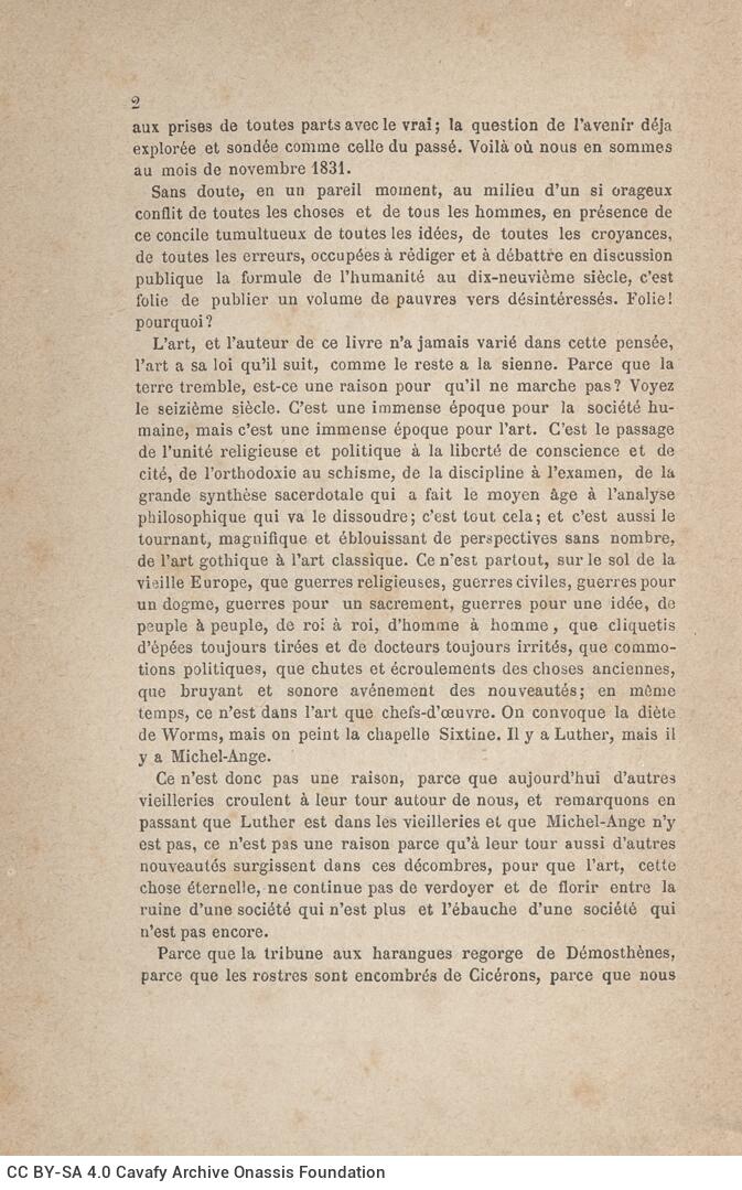 18.5 x 12 cm; 4 s.p. + 254 p. + 2 s.p., price of the book “2 francs” on its spine. L. 1 half-title page with information 